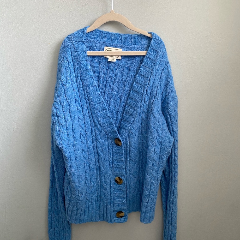 American Eagle Outfitters Sky Blue Cardigan